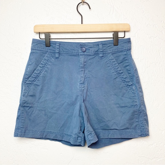 Eddie Bauer blue cargo shorts 5” inseam - Picture 1 of 5